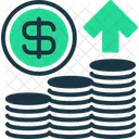 Coin Stack Arrow Icon