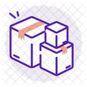 Stack of package  Icon