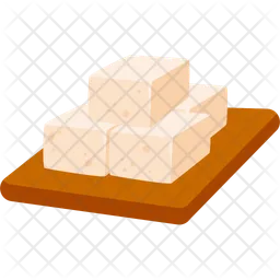 Stack of Tofu Cubes  Icon