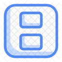 Stackable Brick Plastic Icon