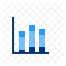 Stacked Bar Chart  Icon