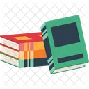 Stacked Book Education School Icon