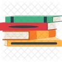Stacked Book Education School Icon