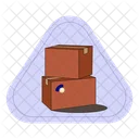 Stacked Boxes Parcels Icon