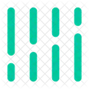Stacked Column Up Chart Graph Icon