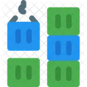 Stacked Container  Icon