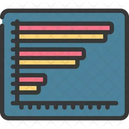 Stacked Graph  Icon