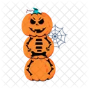 Stacked Pumpkins Pumpkin Decor Halloween Decor Icon
