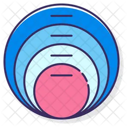 Stacked Venn  Icon