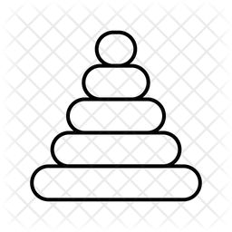 Stacking Icon - Download in Line Style