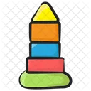 Stacking Rings Rings Drops Kids Plaything Icon