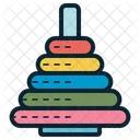 Stacking Tower Rock A Stack Stacking Rings Icon