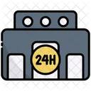 Stadion 24 Hours 24 Hours Service Icon