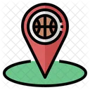 Stadium Basketball Map Pointer Icon