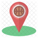 Stadium Basketball Map Pointer Icon