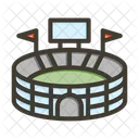 Stadium Sport Football Icon