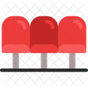 Stadium Chair Seat Spectator Icon