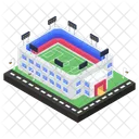 Stadium Sports Arena Building Icon