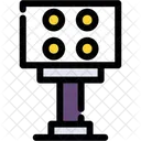 Stadium Light Arena Lamp Icon
