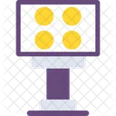 Stadium Light Arena Lamp Icon