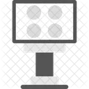 Stadium Light Arena Lamp Icon