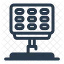 Stadium Lights Padel Court Icon