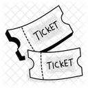 Game Tickets Match Passes Stadium Tickets Icon