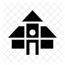 Buro Turm Zuhause Symbol