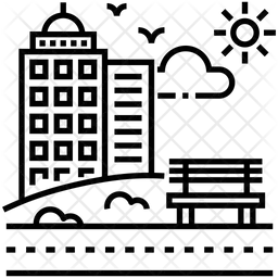 Stadt leben  Symbol