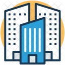 Stadtgebäude  Symbol