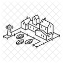 Hafen Bezirk Stadt Symbol