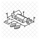 Hafen Pier Bezirk Symbol