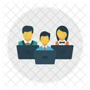 Staff Working User Icon