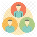 Staff Clone Circle Icon