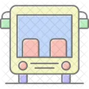 Staff Bus Lineal Color Icon Icon