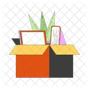 Staff Cardboard Box Cardboard Icon