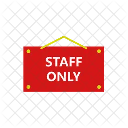 Staff only  Icon