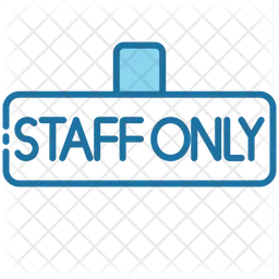 Staff Only  Icon