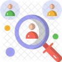 Staff Searching Resource People Icon