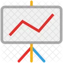 Staffelei Prasentation Geschaft Symbol