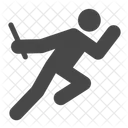 Staffellauf  Symbol