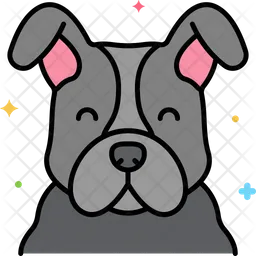 Staffordshire Bull Terrier dog  Icon