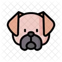 Staffordshire Bullterrier Hund Tier Symbol