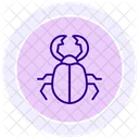 Stag Insect Beetle Icon