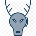 Stag Stag Head Dear 아이콘