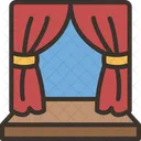 Stage Curtain Show Icon