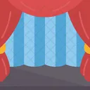 Stage Theater Curtains Icon