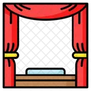 Stage Curtains Lambrequin Icon