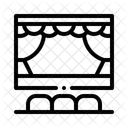 Stage Curtain Curtain Stage Icon