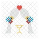 Stage Decoration Curtains Icon